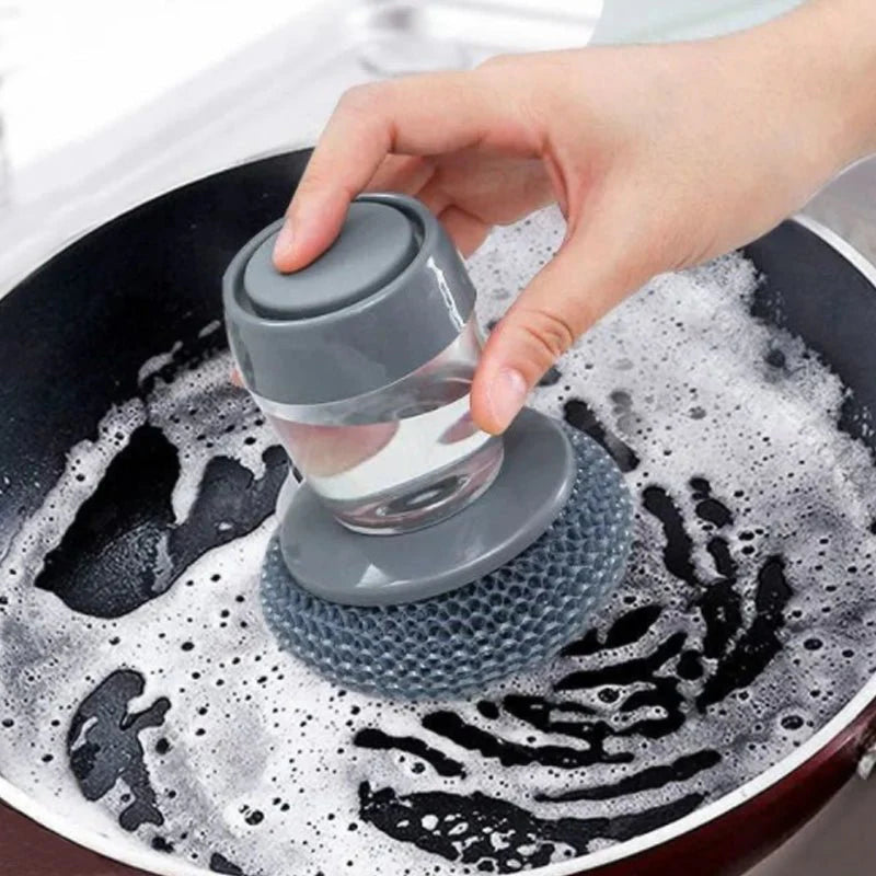 Kitchen Soap Dispenser Scrubber Steel Wire