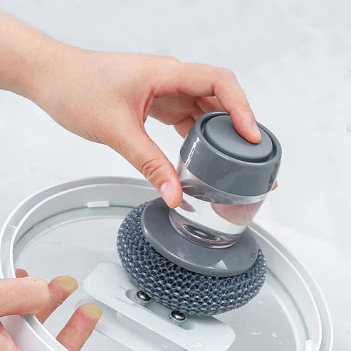 Kitchen Soap Dispenser Scrubber Steel Wire